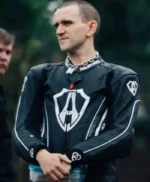 Pillion Harry Melling Black Racer Jacket