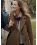 Poetic License Leslie Mann Brown Wool Coat