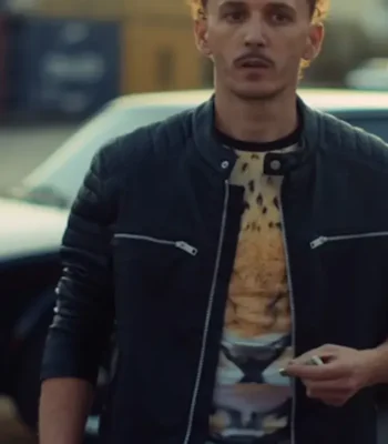 Police per jete Denardo Neziri Leather Jacket