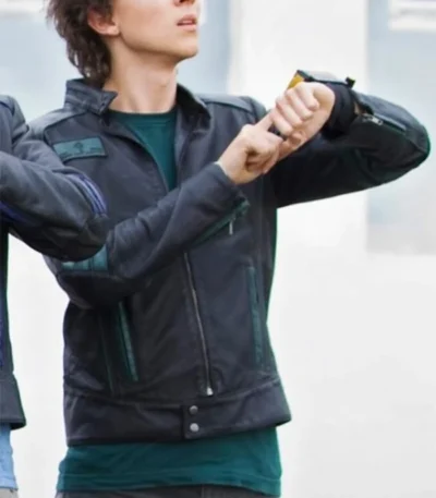 Power Rangers RPM Black Ziggy Leather Jacket