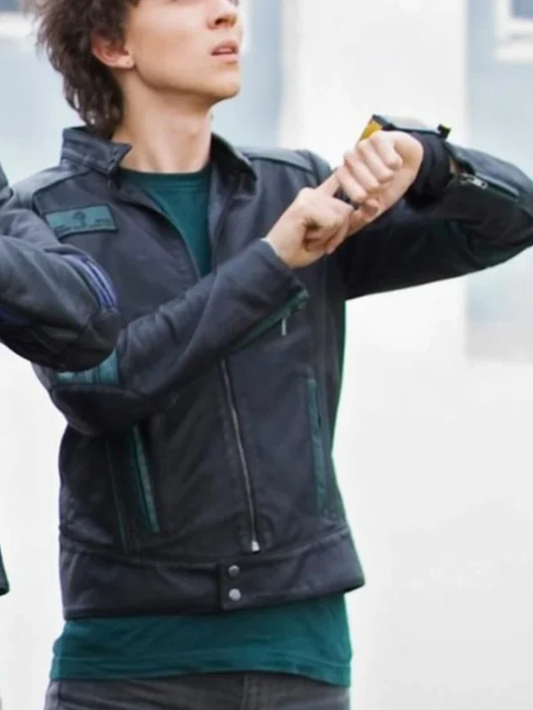 Power Rangers RPM Black Ziggy Leather Jacket