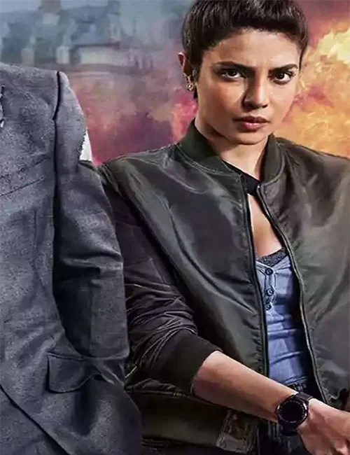 Priyanka Chopra Jonas Heads of State Bomber Jacket Priyanka Chopra Jonas Heads of State Bomber Jacket