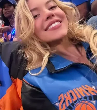 Basketball Finals 2026 Sydney Sweeney Knicks Jacket