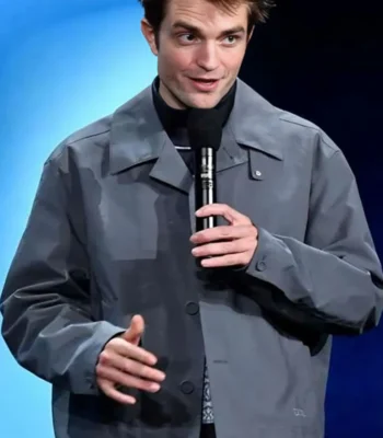 Mickey 17 Robert Pattinson Grey Cotton Jacket