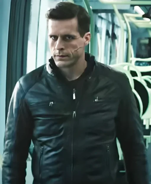 Quentin D’Hainaut Last Bullet Black Leather Jacket Quentin D’Hainaut Last Bullet Black Leather Jacket