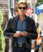R.I.P.D. Kevin Bacon Black Leather Jacket