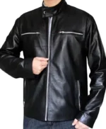 R.I.P.D. Kevin Bacon Black Leather Jacket