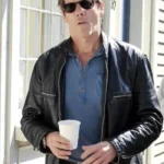 R.I.P.D. Kevin Bacon Black Leather Jacket