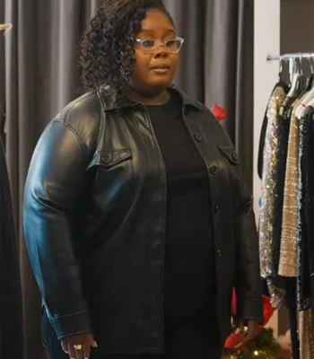 Raven Goodwin Style Me for Christmas Leather Jacket