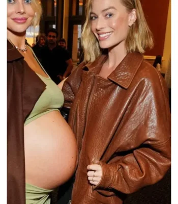 Ready or Not 2 Margot Robbie Brown Leather Jacket