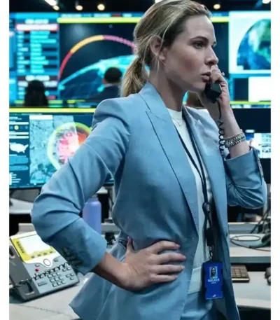Rebecca Ferguson A House of Dynamite Blue Blazer
