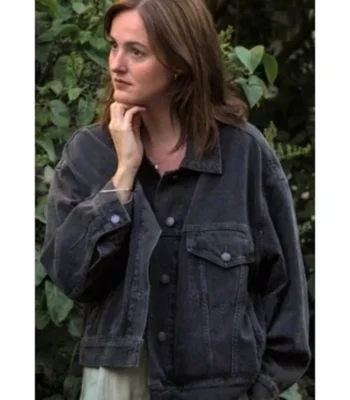 Renate Reinsve Sentimental Value Black Denim Jacket