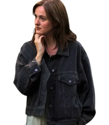 Renate Reinsve Sentimental Value Black Denim Jacket