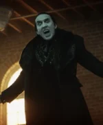Renfield 2023 Dracula Black Trench Coat