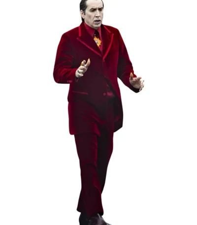 Renfield 2023 Nicolas Cage Velvet Suit