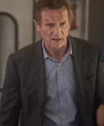 Retribution 2023 liam neeson grey suit