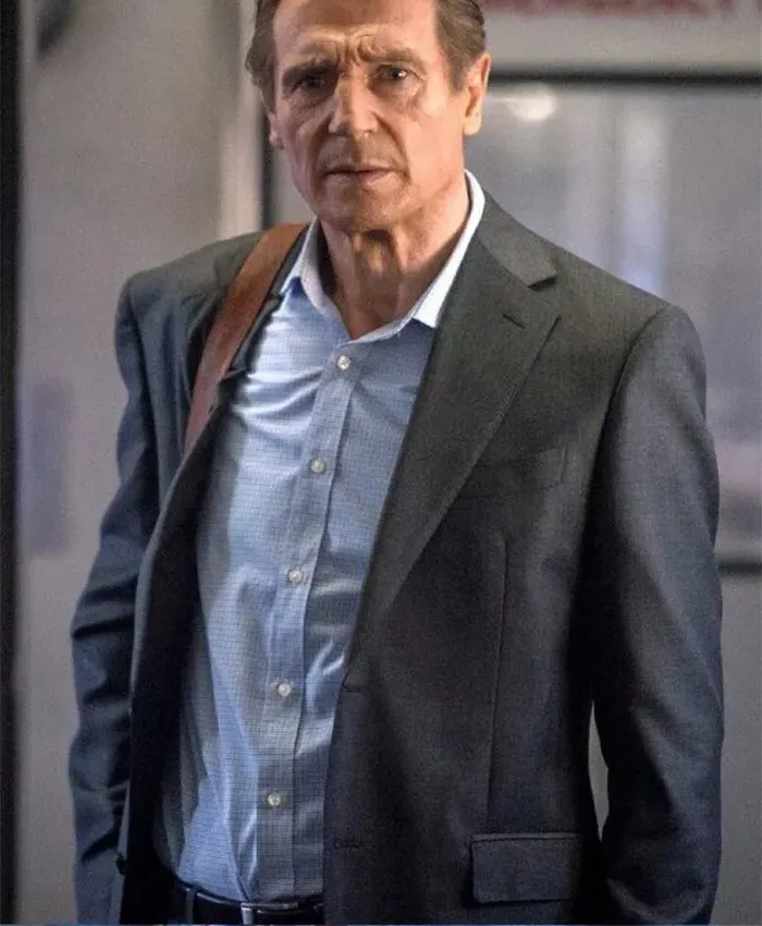 Retribution 2023 liam neeson grey suit Retribution 2023 liam neeson grey suit
