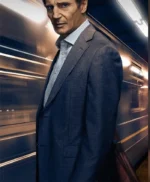 Retribution 2023 liam neeson grey suit