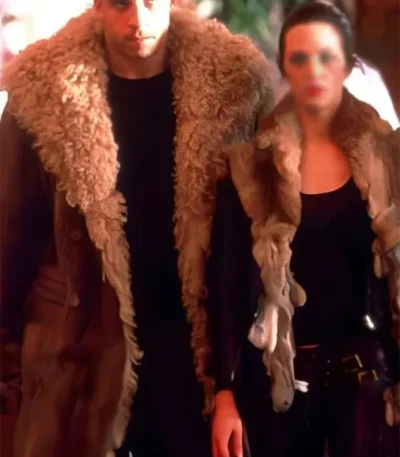 Return of Xander Cage Style Shearling Trench Coat
