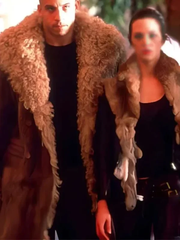 Return of Xander Cage Style Shearling Trench Coat