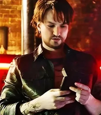 Richard Harmon Final Destination Bloodlines Black Leather Jacket