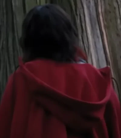Riley Death of a Unicorn Red Hooded Jacket