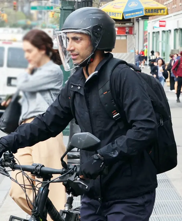 Riz Ahmed Relay Black Jacket Riz Ahmed Relay Black Jacket