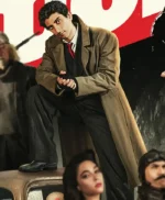 Robbing Mussolini Pietro Castellitto Brown Coat