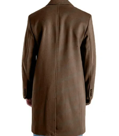Robbing Mussolini Pietro Castellitto Brown Coat