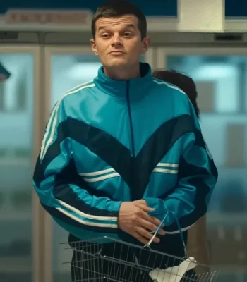 Robert Aramayo I Swear Blue Track Jacket