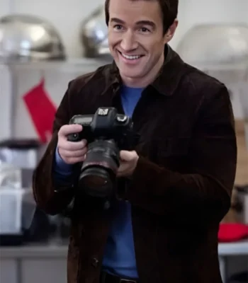 Robert Buckley An Unexpected Valentine Brown Suede Jacket