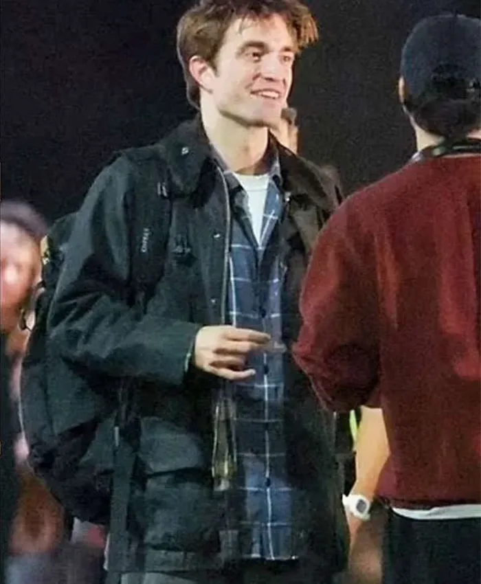 Robert Pattinson The Drama Black Cotton Jacket Robert Pattinson The Drama Black Cotton Jacket
