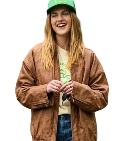 Roommates Celeste Brown Leather Jacket