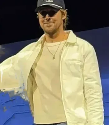 Ryan Gosling Star Wars Starfighter White Jacket