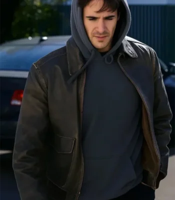 Ryan Jaske Halloween Aftermath Brown Leather Jacket