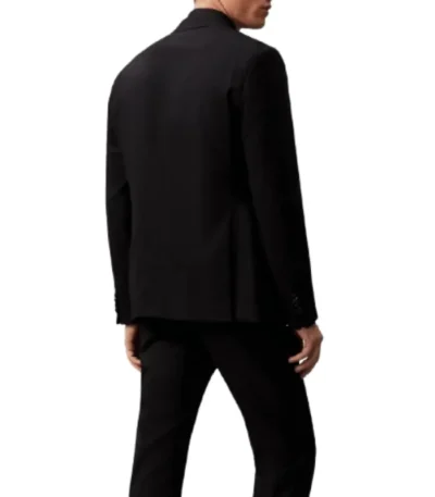 Ryan Mens Black Slim Fit Suit