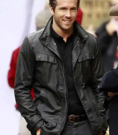 Ryan Reynolds RIPD Black Cotton Jacket