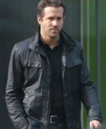 Ryan Reynolds RIPD Black Cotton Jacket