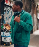 Rye Lane 2023 David Jonsson Green Jacket