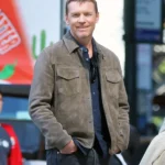 Sam Worthington Relay Suede Leather Jacket