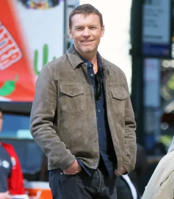 Sam Worthington Relay Suede Leather Jacket