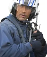 San Andreas Dwayne Johnson Pilot Blue Jacket