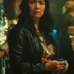 Sarah Lam Fight or Flight Black Leather Jacket