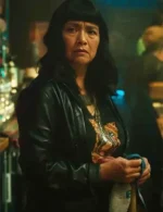 Sarah Lam Fight or Flight Black Leather Jacket