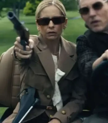 Sarah Michelle Gellar Ready or Not 2 Here I Come Brown Blazer