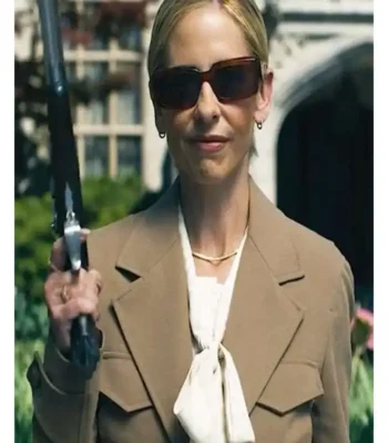 Sarah Michelle Gellar Ready or Not 2 Here I Come Brown Blazer