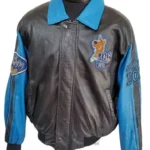 Scooby Doo Black Leather Varsity Jacket