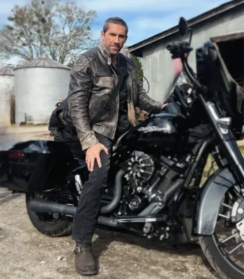 Scott Adkins Day Of Reckoning Leather Jacket