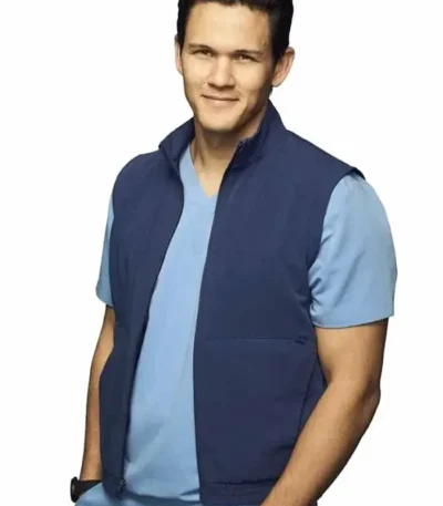 Scrubs Blake Lewis Blue Vest