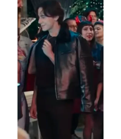 Sebastián Langarica Rebelde Black Leather Jacket
